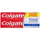 Colgate Fluoride Toothpaste Baking Soda peroxide Whitening Toothpaste 6oz 6 Pack