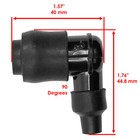Ignition Coil W  Spark Plug Boot Cap For Kawasaki Mule 3010 Kaf620 2007-2008