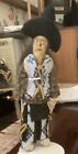 Antique Native American Sioux Beaded Plains Indian Doll Rare Size