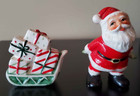 Rare Vintage Norcrest Santa Claus With Presents Salt And Pepper Shakers Japan