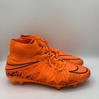 Nike Hypervenom Phatal Ii Df Fg Soccer Cleats Mens Size 9 Orange Black