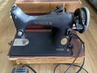 Vintage Original Used Singer 99 Portable Sewing Machine   Case 1942