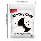 White Foam Modeling Clay- Moldable Cosplay  Air Dry  Squishy Molding Clay For   