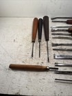 Lot Of 16 Vintage O linder Sheffield Stilson Japan Unmarked Gouging Chisels