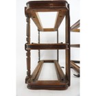Antique Singer Treadle Sewing Machine Table Drawer Frames L R 2pc Oak Wood Gc
