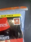 Hanes Men Brief 9-pack Comfort Flex Waistband White Freshiq Comfortsoft Sz Med