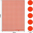 11250 Pack Color Coding Round Stickers 6mm Easy Peel Removable Labels