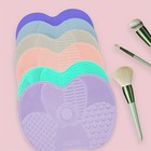 Makeup Brush Cleaning Mat With Suction Cup
