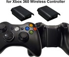 Aa Battery Back Cover Case Shell Pack For Xbox 360 Wireless Controller Black Lot