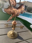 Copper Pig Weathervane 16    Tall