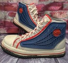 D-gel Broomball Safety Toe Hi Top Vintage Shoes Unisex Mens Size 7   Womens 8 40