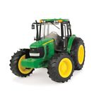 Ertl Big Farm 1 16 Scale John Deere Tractor   Round Baler With Bales   46180