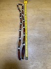 Rare  Native American Old Pawn Necklace  Trade Bead Necklace Amber Swirl Wow