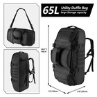 Hannibal Tactical 65l Large Duffle Bag 3-in-1 Tactical Backpack Molle Pack For