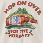 Budweiser Beer Frog Funny Christmas Holiday Sweatshirt Xl Tag Vtg 90s Usa Made