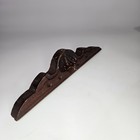 Antique Primitive Wood Carved Pediment Architectural Salvage Overhead Door 10 