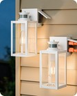 Porch Light With Gfci Outlet  Motion Sensor   3 Modes 12  H Dusk To Dawn Outdoor
