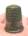 Sterling Silver Thimble Antique Size 9 Scroll Border 5 2 Grams