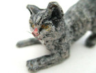 Vintage  Cold Painted Bronze  Cat  Austrian  Fritz Bermann  Small And A Cutie  