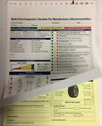 Multi-point Vehicle automotive Inspection Forms       7291     Qty  250     2 Part 
