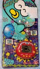 Vtg Tamagotchi Dinkie Dino Raku Raku Dinokun Virtual Pet Game Japan Red 1990s