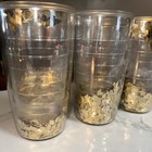 Tervis Set Of 5  16oz  Gold Confetti Tumblers Lifetime Guarantee - Rare Htf Read