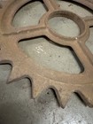 Antique Cast Iron Gear 15  Vintage Sprocket Steampunk Industrial Farm Cog Wheel