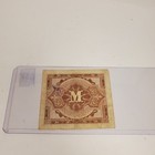 1944 German 1 Mark  Banknote Note Bill Currency Condition Fair 