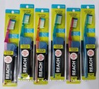 6 Reach Toothbrush Crystal Clean Firm Bristles Hard Toothbrushes - Free Shipping