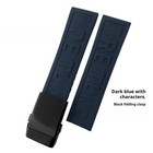 For Breitling Superocean Avenger Seawolf Blackbird 22mm Silicone Band Strap