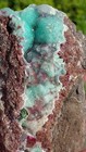 Rare Quartz Over Chrysocolla  Cobaltoan Calcite  Malachite Combo From The Congo