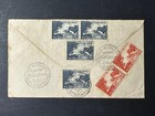 Vietnam South Fdc Cover Gougah Waterfall 1963 Rare Registered Malaya Malaysia