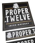 Proper No  12 Twelve Irish Whiskey Bar Kit Mats Rails Napkin Caddy