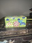 Antique Cloisonn   Enamel Box  Marked  china  