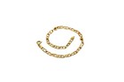 Solid Long Mariner Chain Anklet Brac  Real 1 20 - 14k Gold Filled