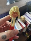 Vintage No Feet Pez Pal Girl Pez Dispenser Pat 3 9 Made In Austria Clean   Works