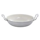 Hubert   Wok Pan Stainless Steel With Enameled Interior- 12 1 2  Dia X 3 3 8  H