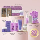21pcs Spa Gift Set Bath And Body Gift Basket Set Care Kit  Lavender Bath And    