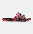 Under Armour Men s Slides Ua Locker Camo Slides Slip On Red   Black Size 8 New