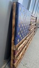 Antique Designer Coin Holder American Flag Wooden National Vintage Hand Painted