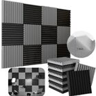12 96 Pack 12 x12 x1  Acoustic Foam Panel Wedge Studio Soundproofing Wall Tiles
