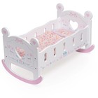 Robud Wooden Baby Doll Crib Baby Doll Bed Toys With Mattress Pillow Quilt Gifts