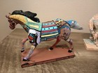Vtg Trail Of Painted Ponies Lot Of 3  Indian Summer Fetish Pony  3rd Missing Id 