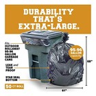  95-96 Gallon Heavy Duty Trash Bags  Garbage Bags  Puncture-resistant  Fits 