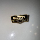 Outback Steakhouse Proprietor Pin With Diamond Logo Employee Badge