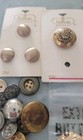 Vintage Decorative Gold Tone   Silver Tone Buttons   Lot 