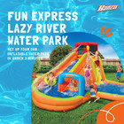 Banzai Kids Inflatable Outdoor Lazy River Adventure Water Park  open Box 