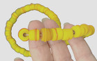 Antique Old Trade Beads Yellow  Orange Accents Glass Beads - Crafting - Jewelry