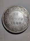1888 Newfoundland Canada Victoria 50 Cent Coin