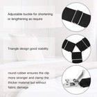Bed Sheet Fasteners  4 Pcs Adjustable Triangle Elastic Suspenders Gripper Holder